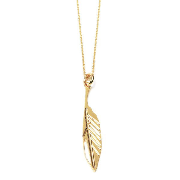 FEATHER NECKLACE – Too Dreamy Jewelry