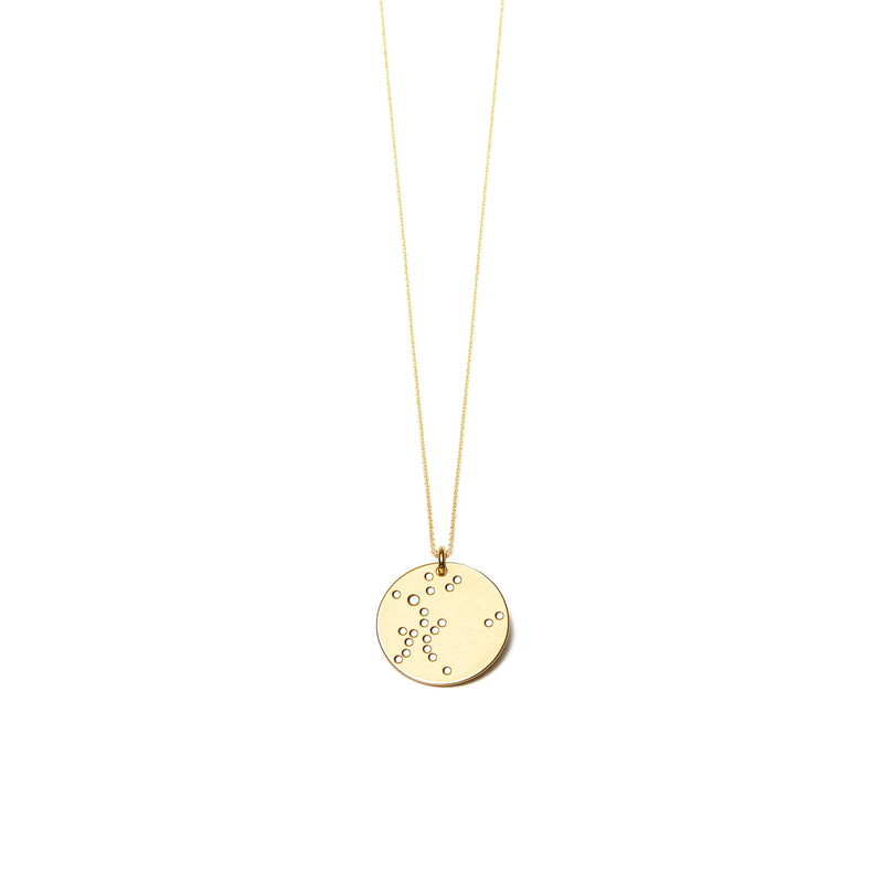14K Gold Sagittarius Necklace – Well Heeled
