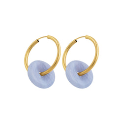 SPRING ATELIER SALE Oh So Special Chalcedony Chunky Hoop