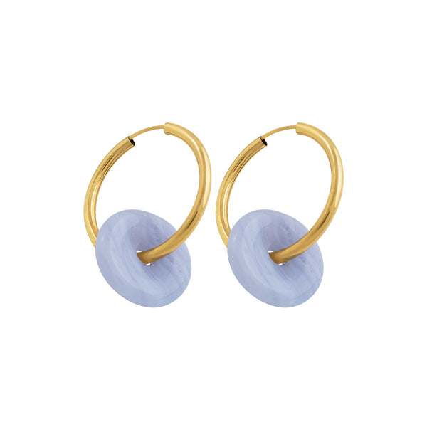 SPRING ATELIER SALE Oh So Special Chalcedony Chunky Hoop