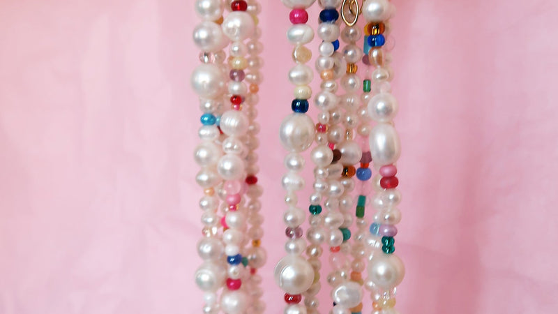 Confetti Pearl Necklaces Workshop