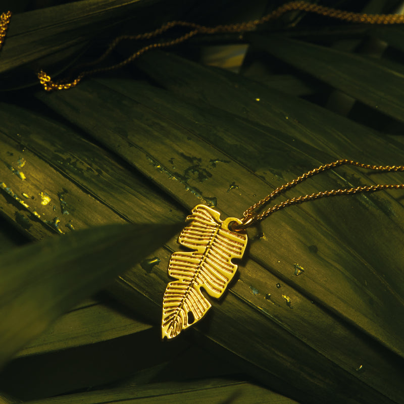 SALE Palm Necklace