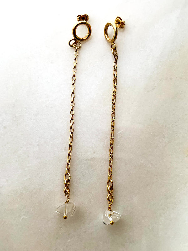 SPRING ATELIER SALE The I Do Earrings Rock Crystal