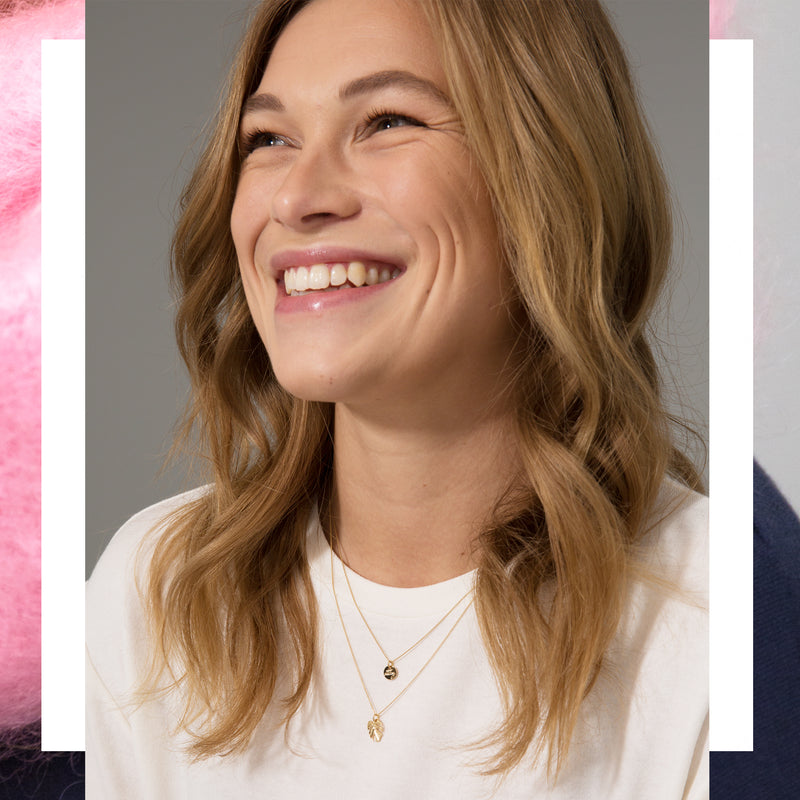 SALE Mini Monstera Necklace