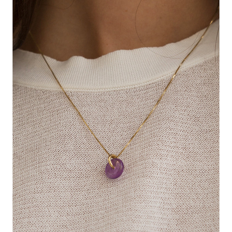FEBRUARY AMETHYST NECKLACE