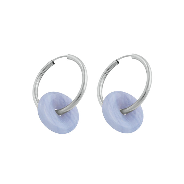OH SO SPECIAL CHALCEDONY CHUNKY HOOP