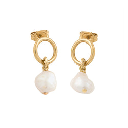 SUMMER ATELIER SALE Mini Loop Pearl Earring