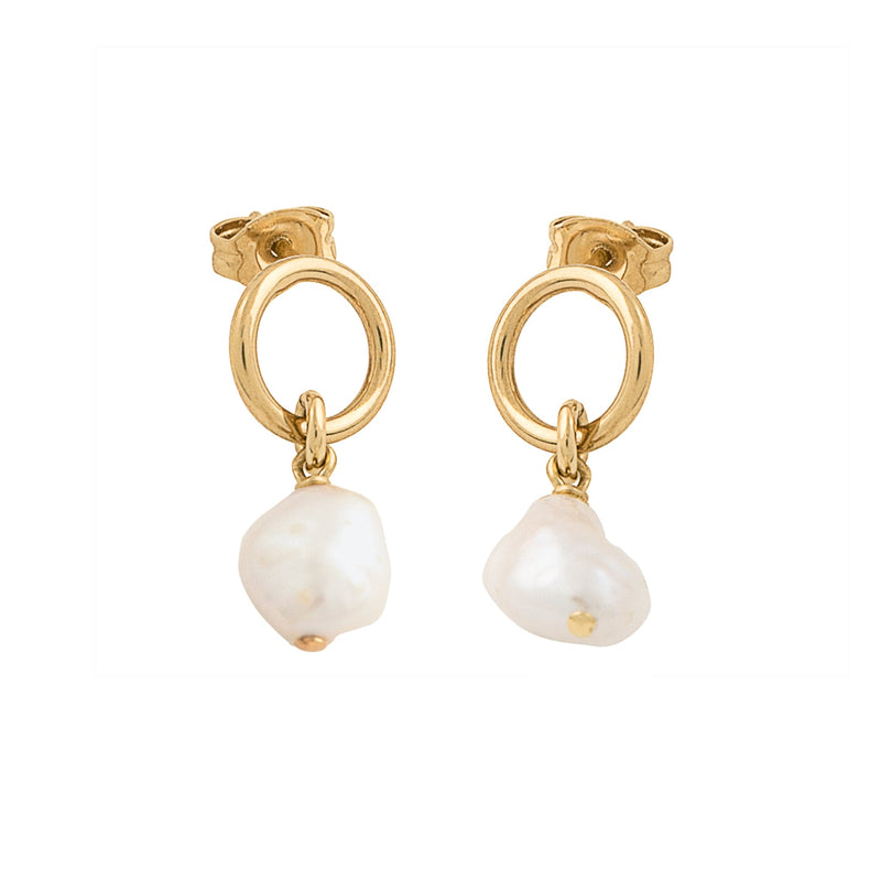 SUMMER ATELIER SALE Mini Loop Pearl Earring