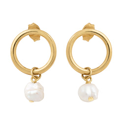 SUMMER ATELIER SALE Maxi Loop Pearl Earrings