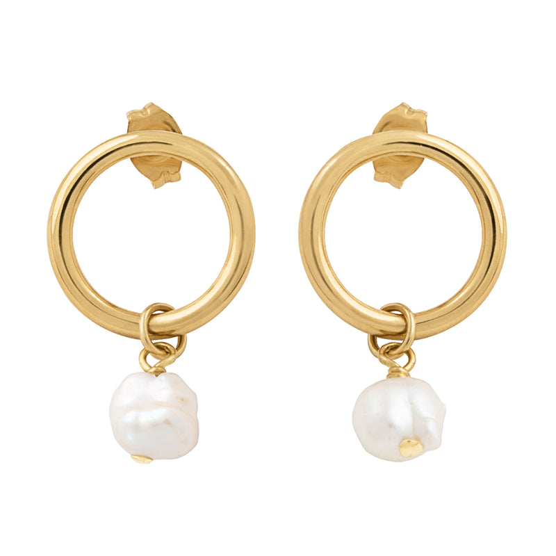 SUMMER ATELIER SALE Maxi Loop Pearl Earrings