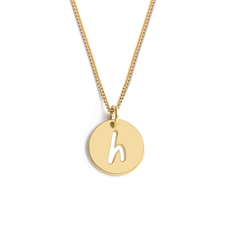 H LIKE HEART NECKLACE