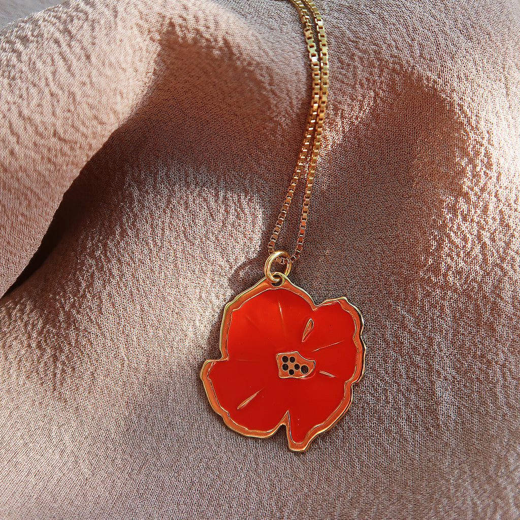 Poppy necklaces hot sale