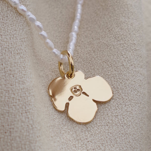 SALE Keshi Poppy Necklace
