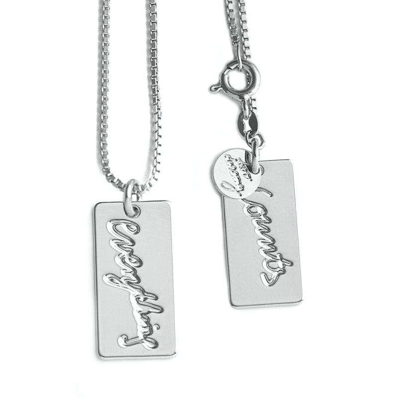 EVERYTHING COUNTS NECKLACE SILVER