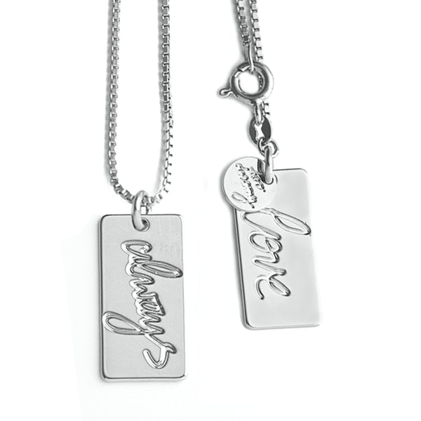 ALWAYS LOVE NECKLACE SILVER
