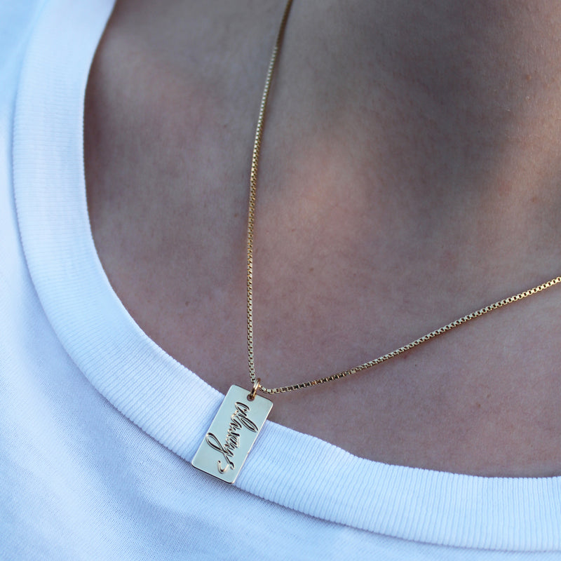 PERSONALIZED YOU ME NECKLACE